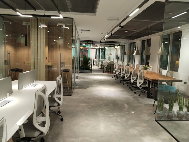 Interior fitout works including flooring and ceiling by Zale Interior UAE