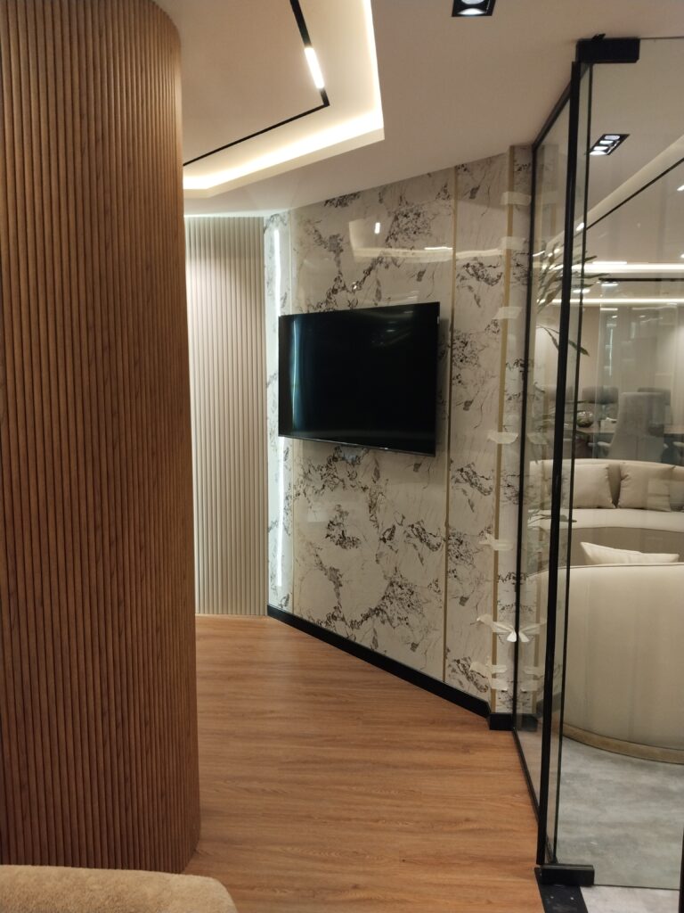 nterior fitout project completed by Zale Interior in Duba