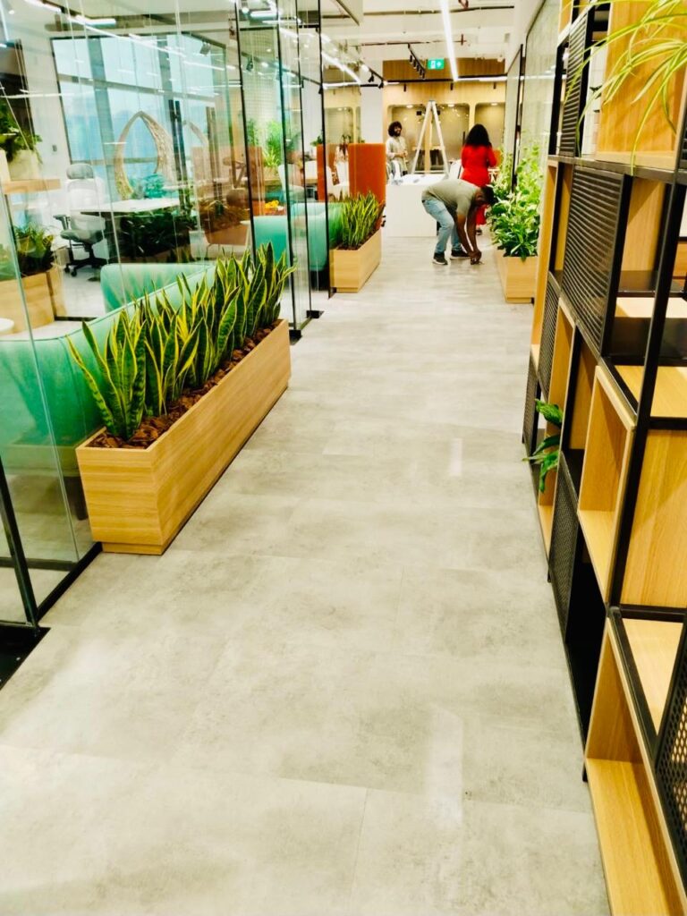 Full interior fitout project ceiling to floor by Zale Interior Dubai