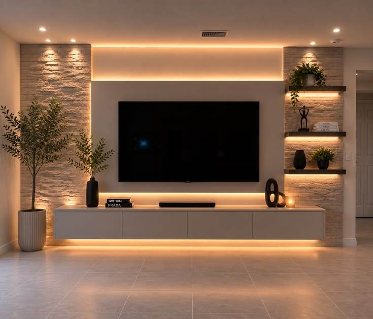 TV WAll unit ZALE interior